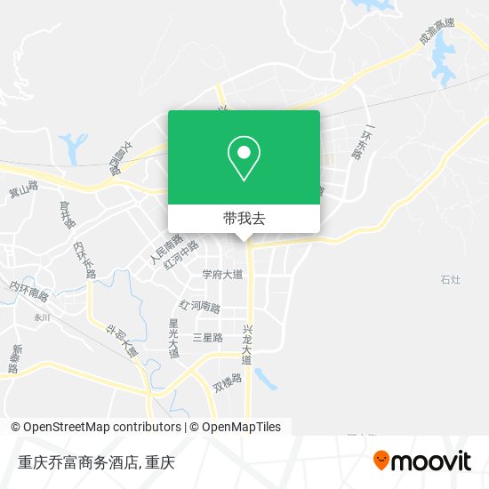 重庆乔富商务酒店地图