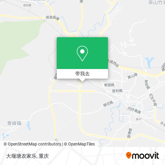 大堰塘农家乐地图