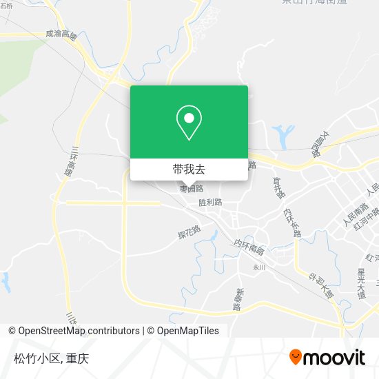 松竹小区地图