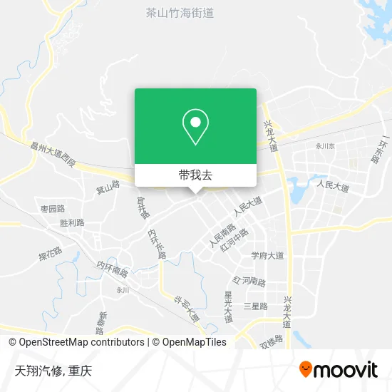 天翔汽修地图