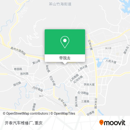 开泰汽车维修厂地图