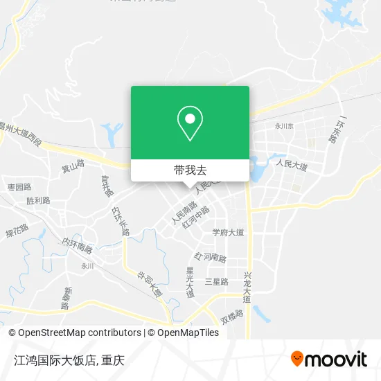 江鸿国际大饭店地图