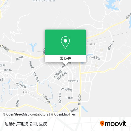 迪港汽车服务公司地图