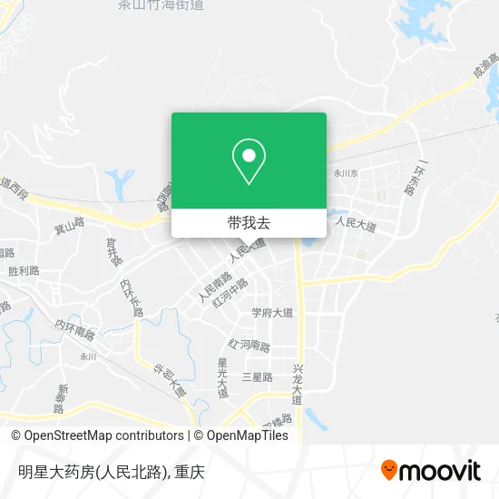 明星大药房(人民北路)地图