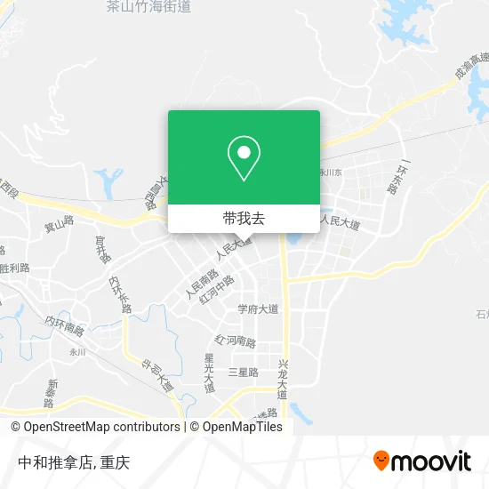 中和推拿店地图
