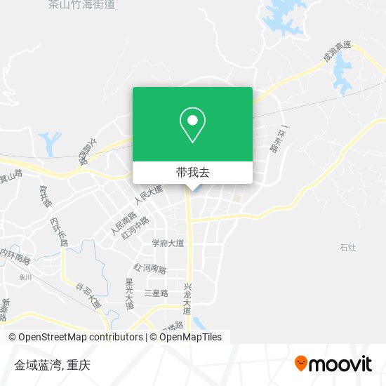 金域蓝湾地图