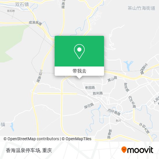 香海温泉停车场地图