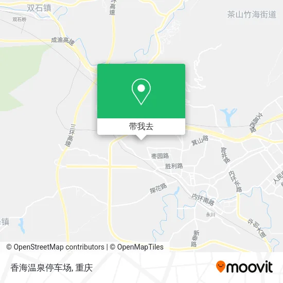 香海温泉停车场地图