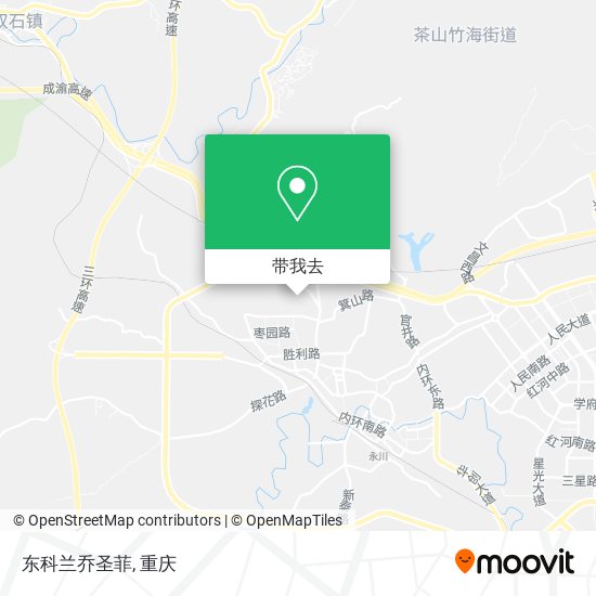 东科兰乔圣菲地图