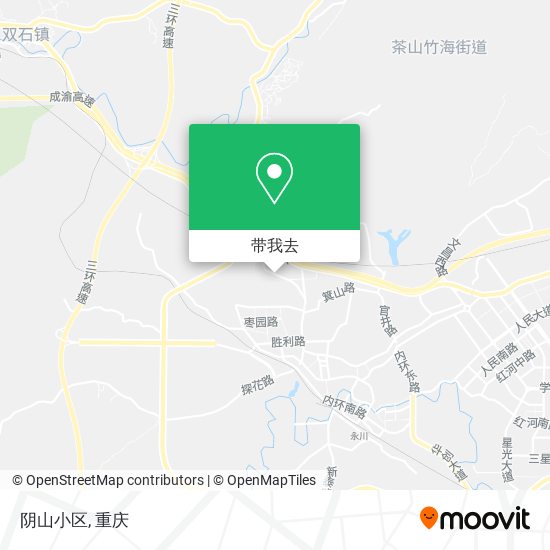 阴山小区地图