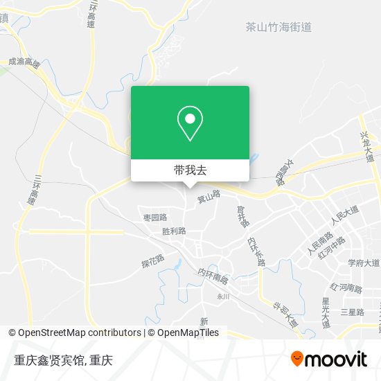 重庆鑫贤宾馆地图
