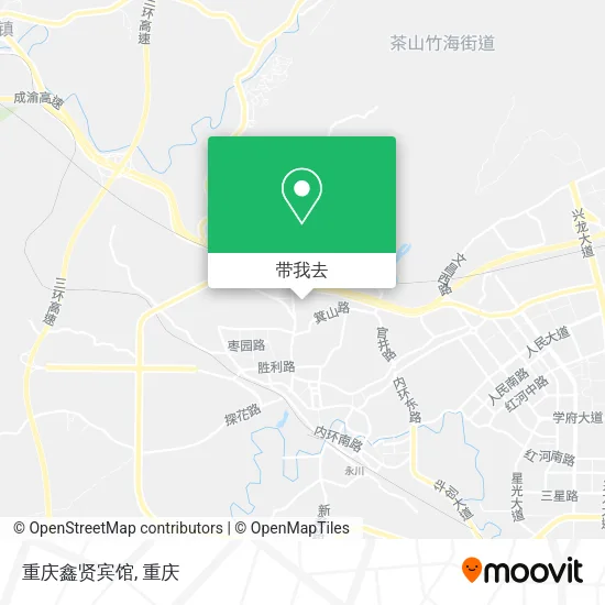 重庆鑫贤宾馆地图