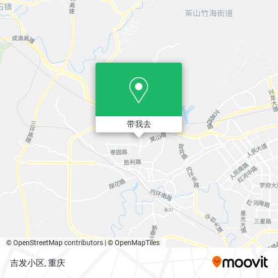 吉发小区地图