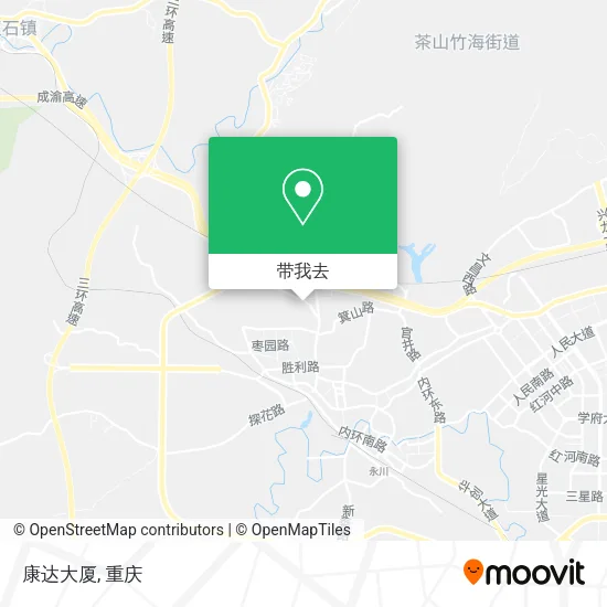 康达大厦地图