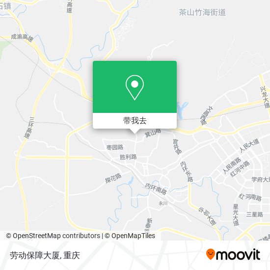 劳动保障大厦地图