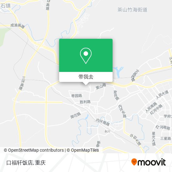 口福轩饭店地图