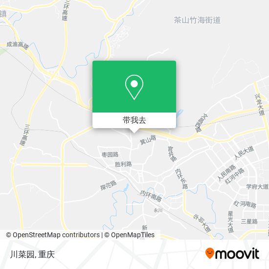 川菜园地图