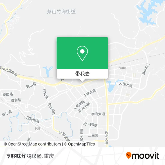 享哆味炸鸡汉堡地图