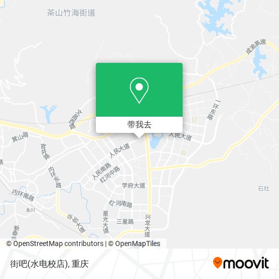 街吧(水电校店)地图