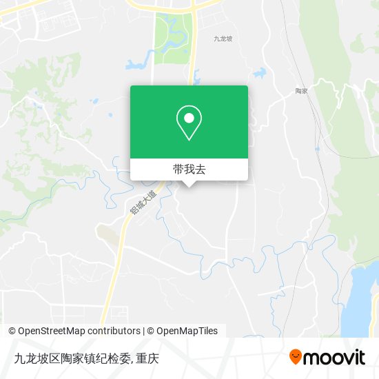 九龙坡区陶家镇纪检委地图
