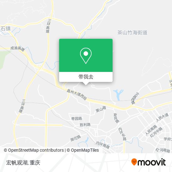 宏帆观湖地图