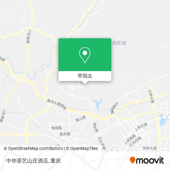 中华茶艺山庄酒店地图