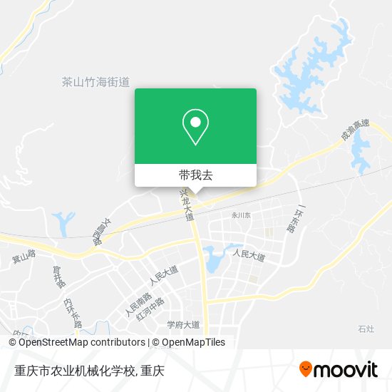 重庆市农业机械化学校地图