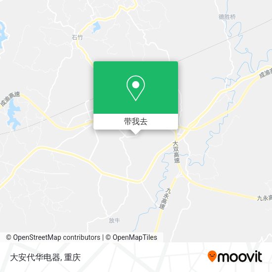 大安代华电器地图