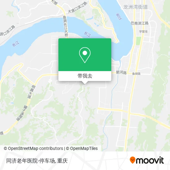 同济老年医院-停车场地图