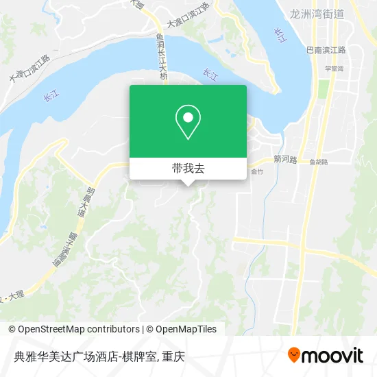 典雅华美达广场酒店-棋牌室地图
