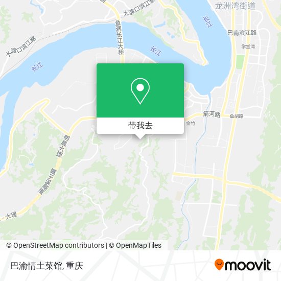 巴渝情土菜馆地图