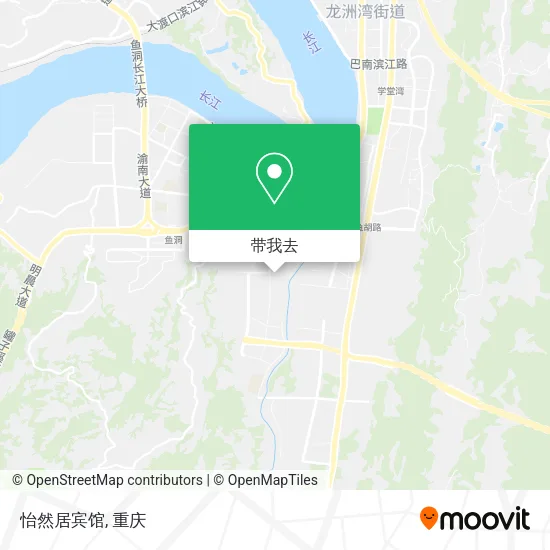 怡然居宾馆地图