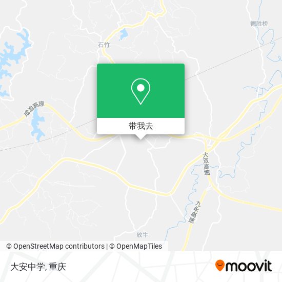 大安中学地图