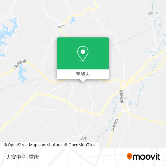 大安中学地图