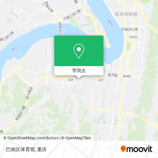 巴南区体育馆地图