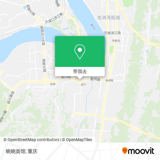 晓晓面馆地图