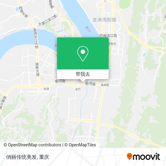 俏丽传统美发地图