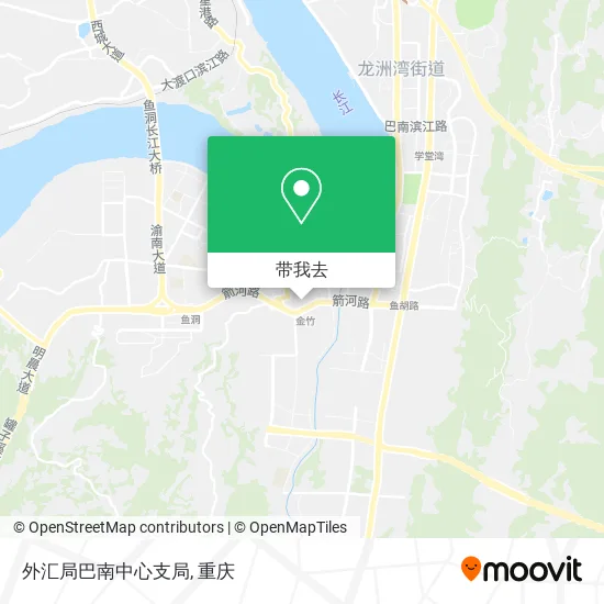 外汇局巴南中心支局地图