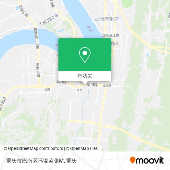 重庆市巴南区环境监测站地图