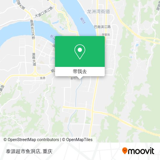 泰源超市鱼洞店地图