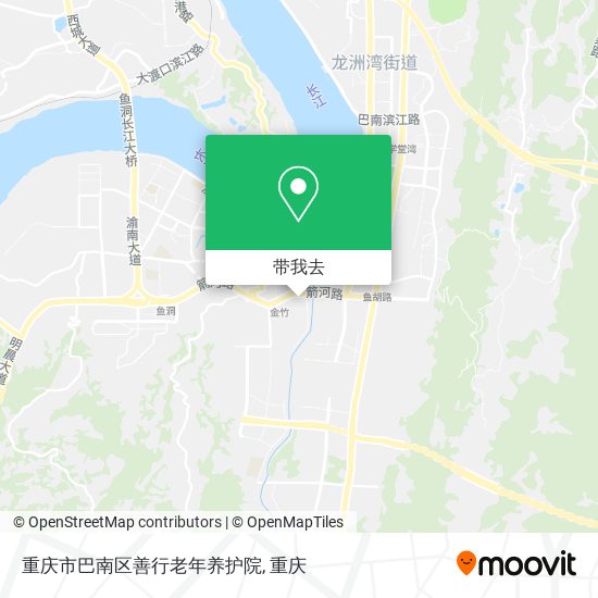 重庆市巴南区善行老年养护院地图