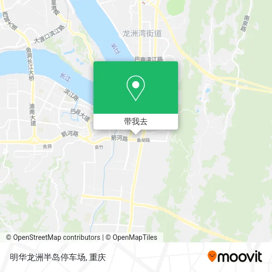 明华龙洲半岛停车场地图