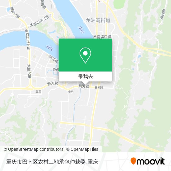 重庆市巴南区农村土地承包仲裁委地图