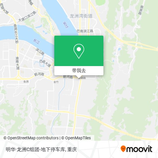 明华·龙洲C组团-地下停车库地图
