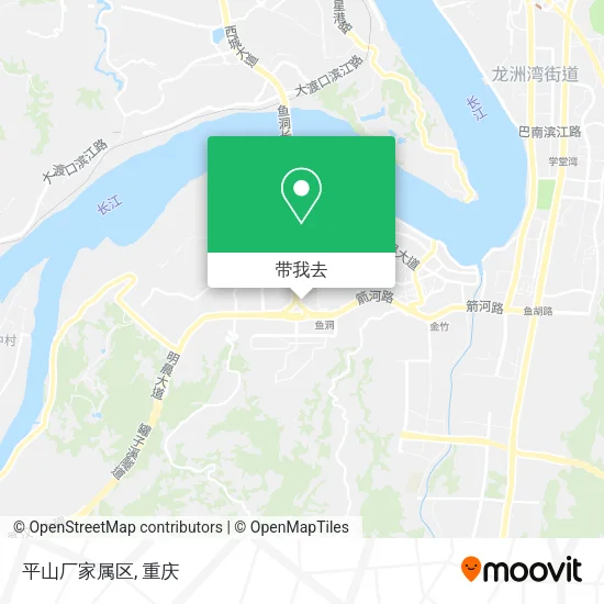 平山厂家属区地图