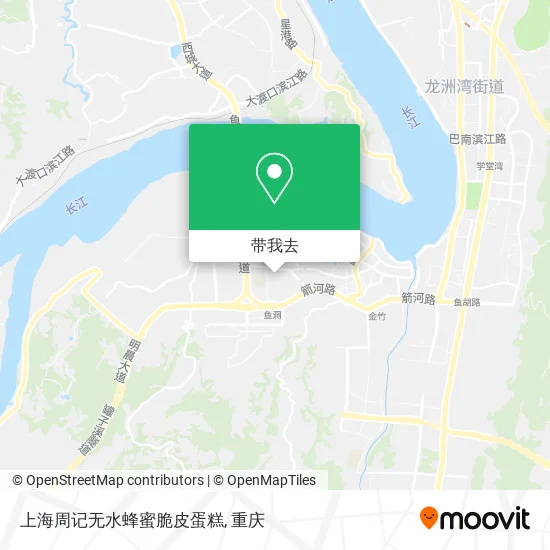 上海周记无水蜂蜜脆皮蛋糕地图