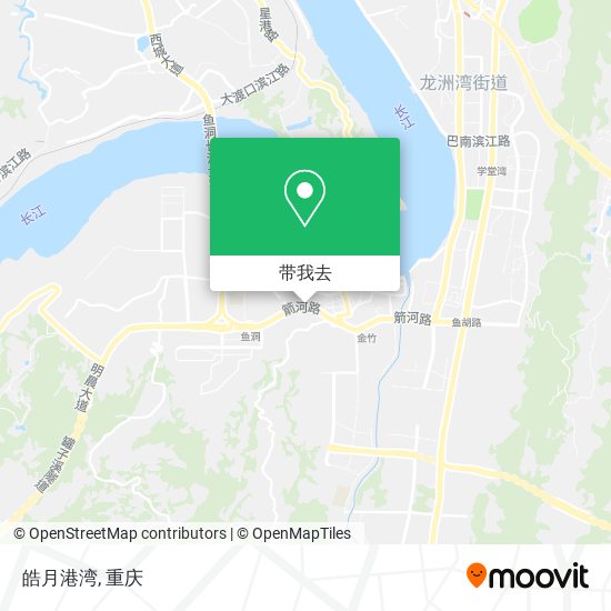 皓月港湾地图