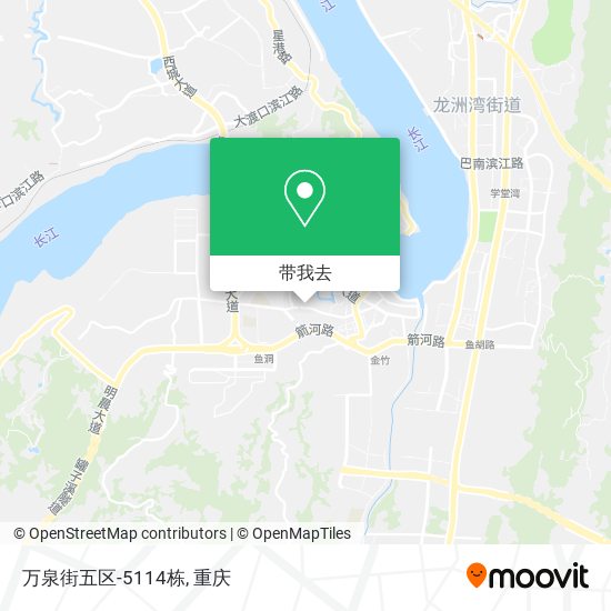 万泉街五区-5114栋地图
