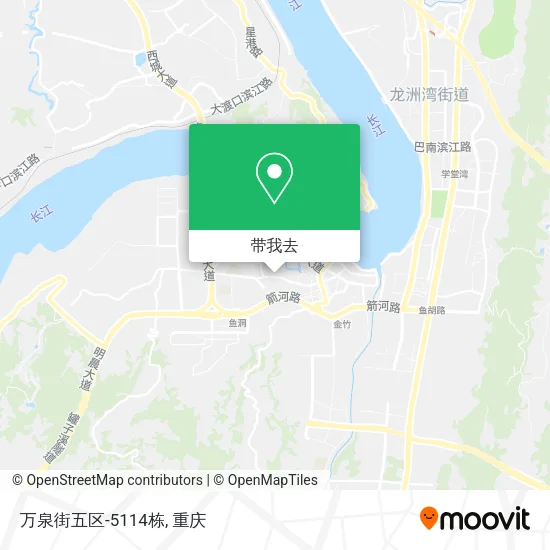 万泉街五区-5114栋地图