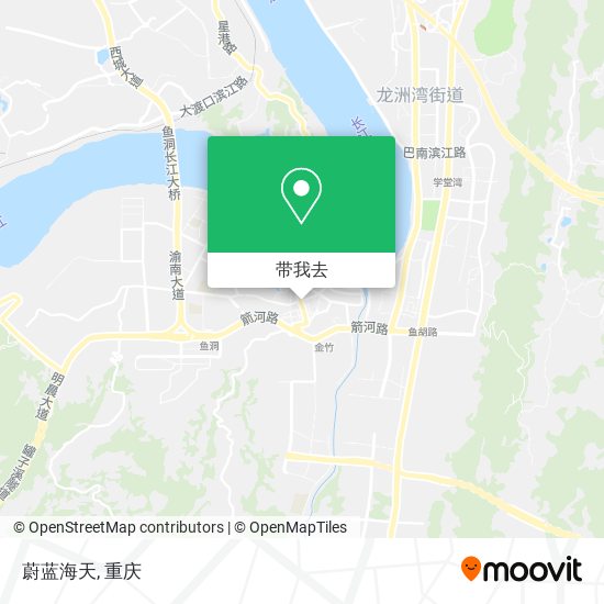 蔚蓝海天地图